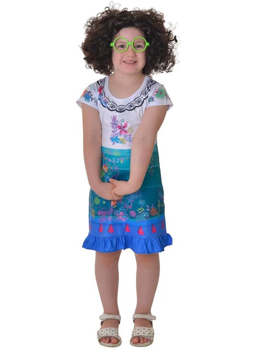 Image of Classic Mirabella Girl's Fancy Dress Costume and Bag - Alternate Front View