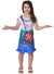 Image of Classic Mirabella Girl's Fancy Dress Costume and Bag - Front View
