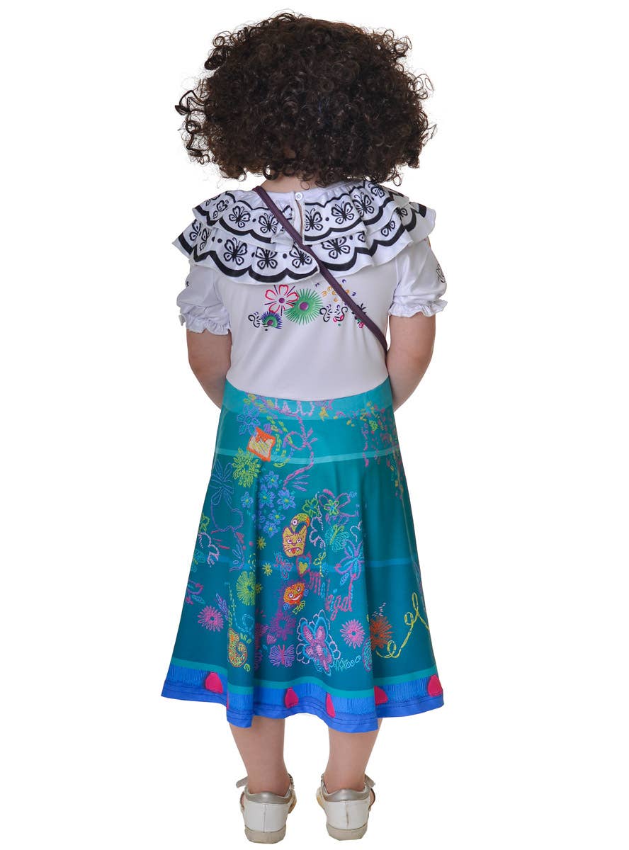 Image of Mirabella Girl's Deluxe Dress Up Costume and Bag - Back View