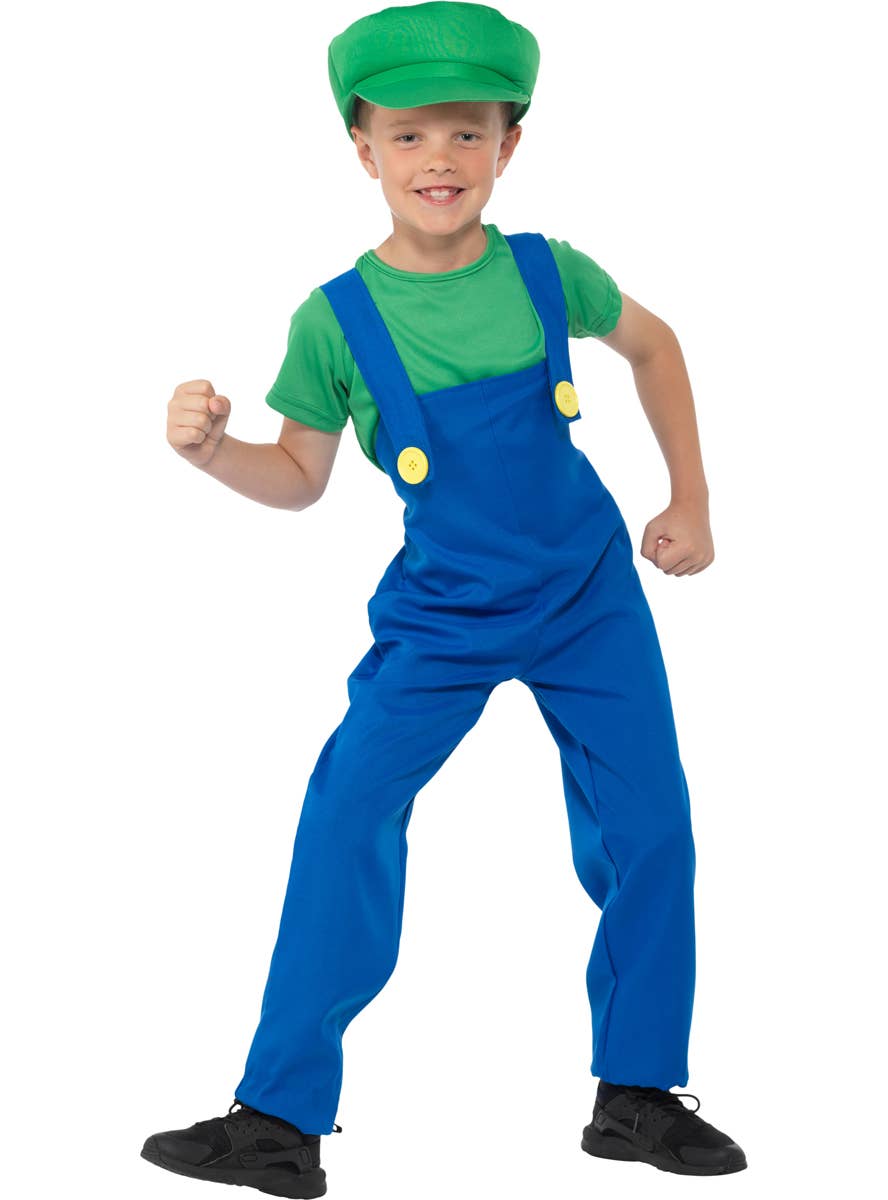 Green Plumber Boy Book Week Costume Alternate Image 1