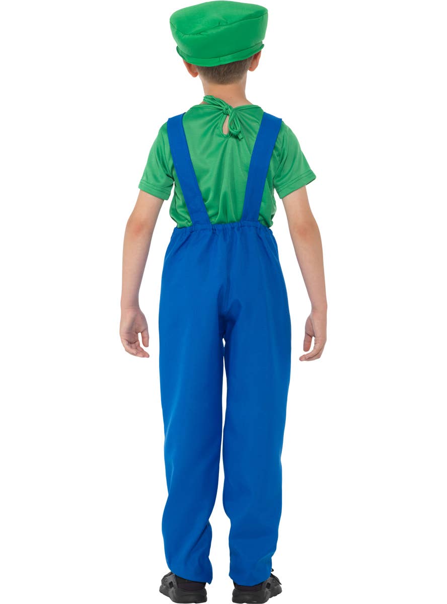 Green Plumber Boy Book Week Costume Back Image