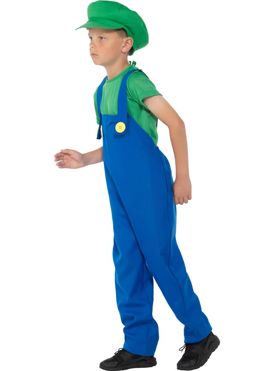 Green Plumber Boy Book Week Costume Side Image