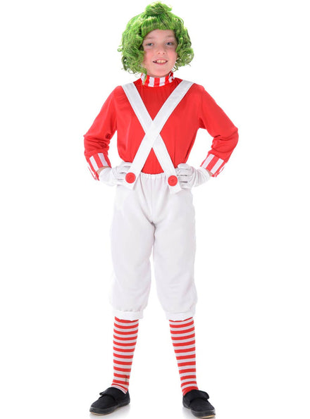 Oompa Loompa Boys Fancy Dress Costume Main Image