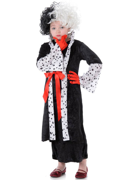 Cruella De Vil Girls Halloween Costume Main Image