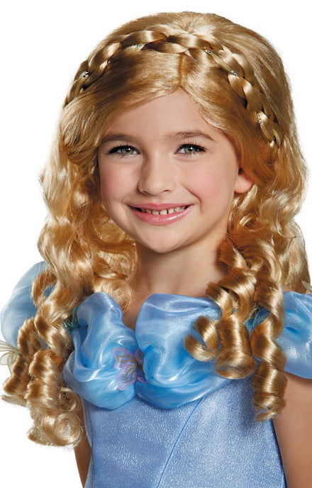 Girl's Disney Princess Cinderella Costume Wig Main Image