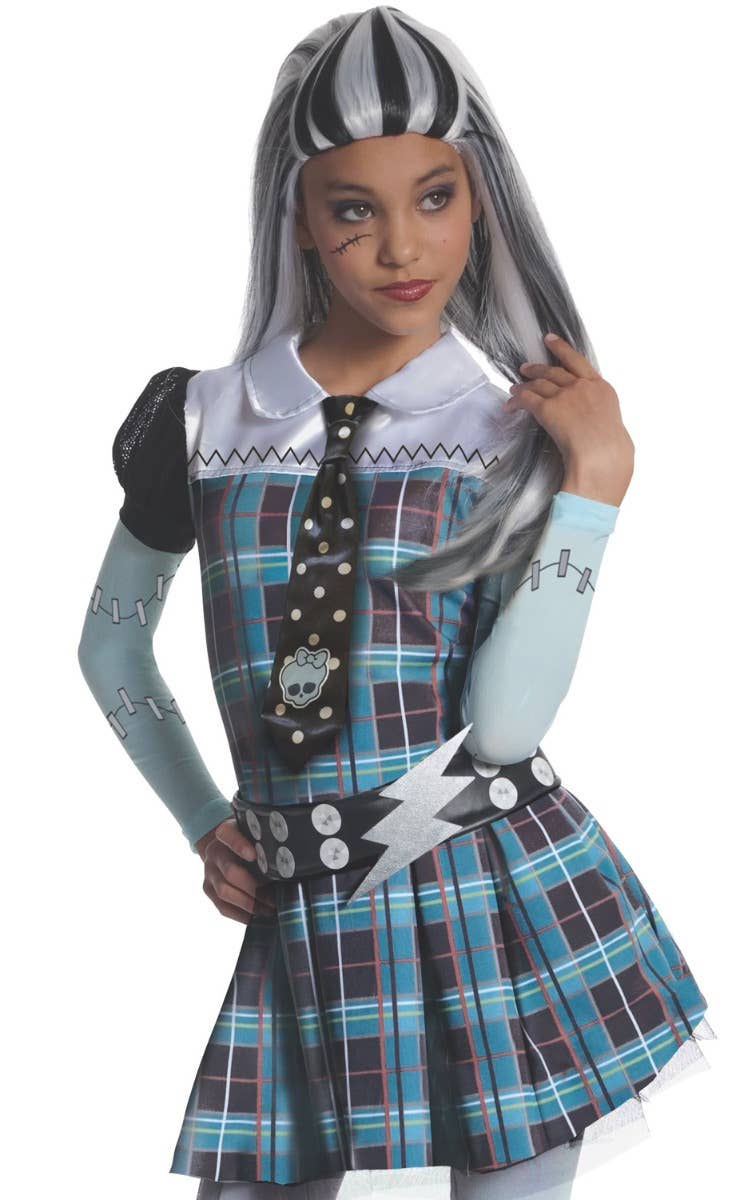 Frankie Stein Monster High Girl's Halloween Fancy Dress Costume Main Image Zoom