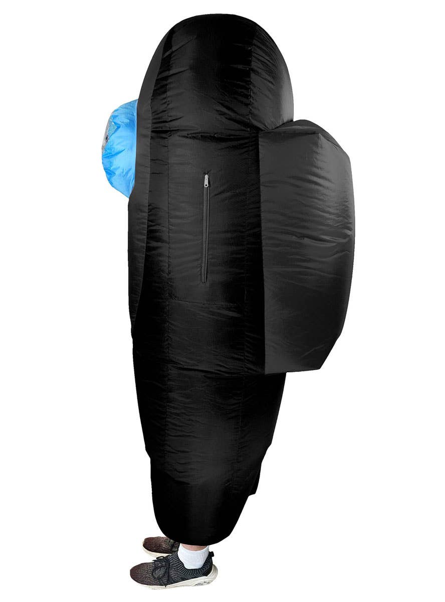 Inflatable Black Sus Crewmate Killer Kids Costume - Side Image 2