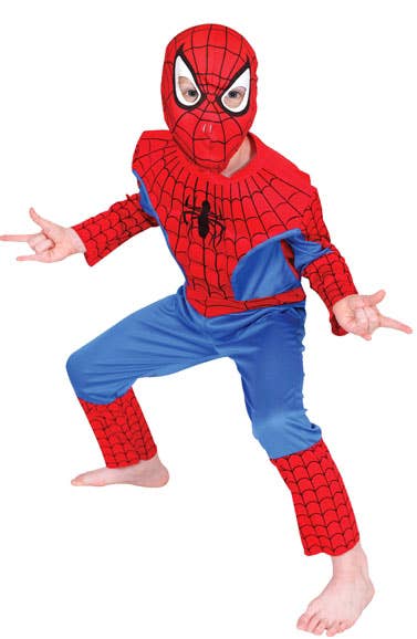 Spiderman Boys Muscle Chest Costume