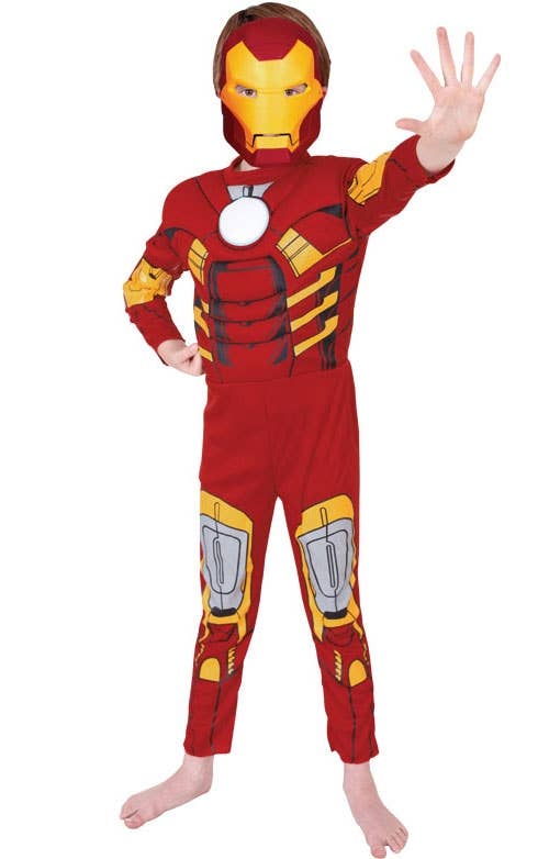 Deluxe Iron Man Avengers Boys Costume Main Image