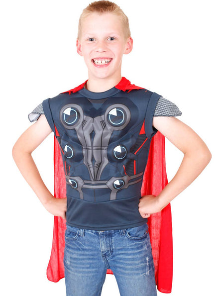 Children's Avengers Thor Chest and Cape Dress Up Set Main Image