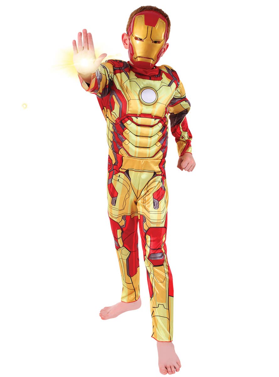 Iron Patriot to Iron Man Boys Reversible Costume - Alternate Image 2