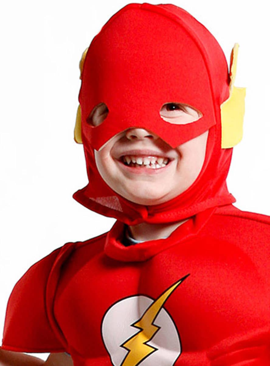 Boys DC Comics The Flash Dress Up Costume Close Up Image