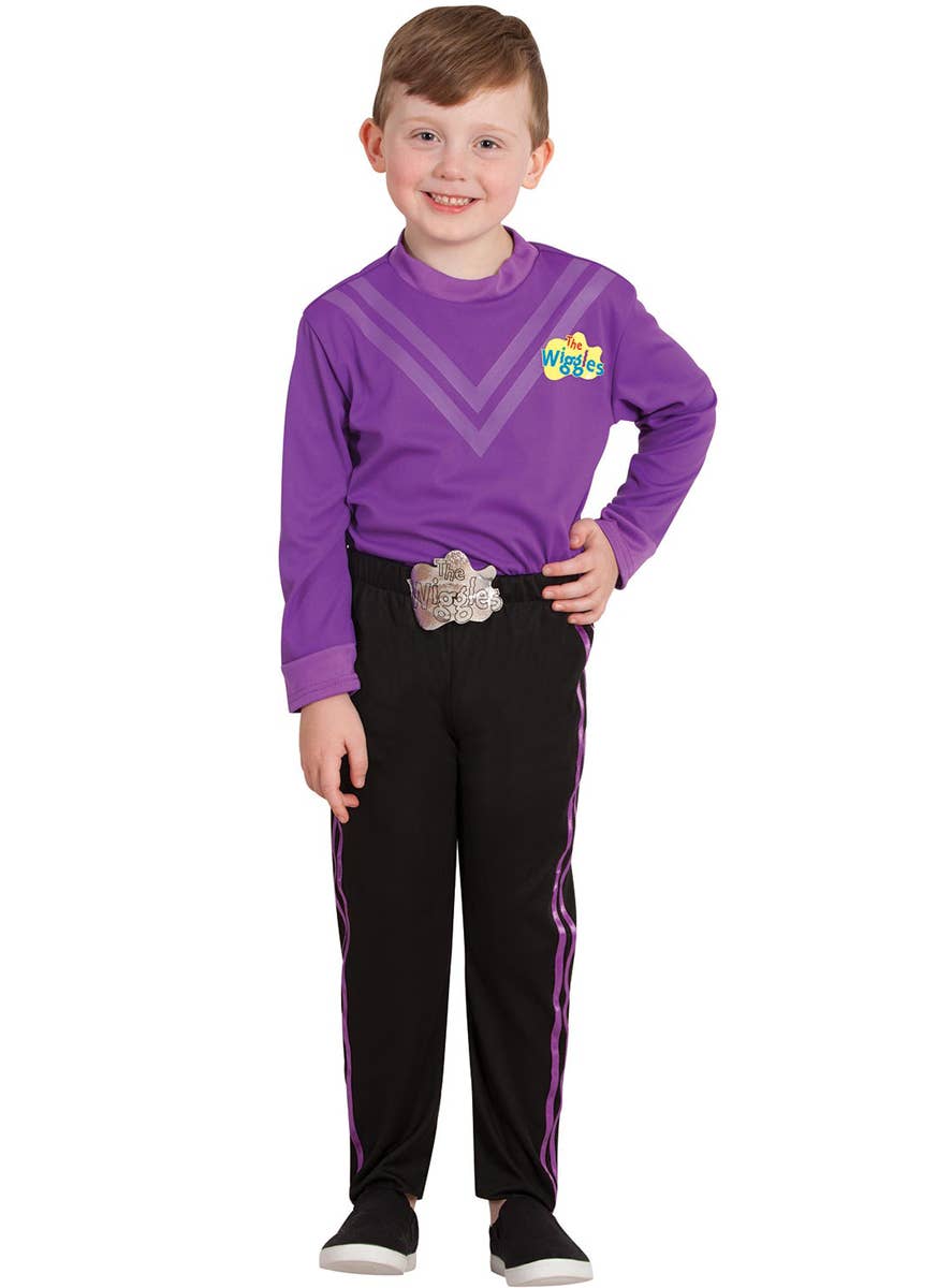 Kids Purple Lachy Wiggle Costume - Alternate Image