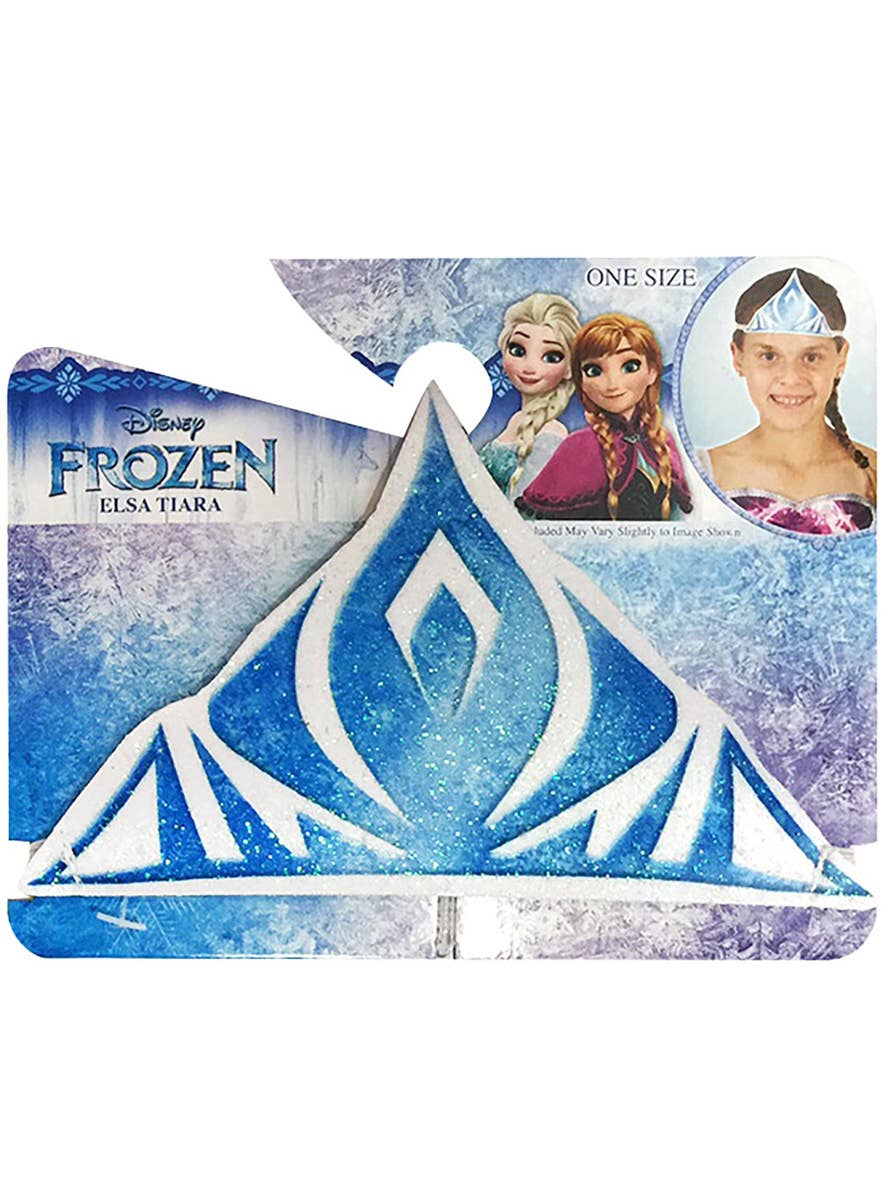 Girls Disney Princess Elsa Fabric Tiara Costume Accessory Alternaste Image