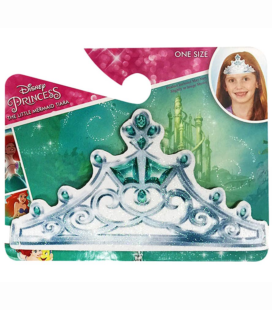 The Little Mermaid Girls Ariel Fabric Tiara Costume Accessory Alternate Image