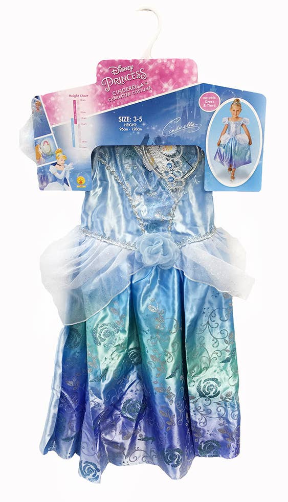 Rubies Cinderella Girls Disney Princess Book Week Kids Fancy Dress Costume Packet Image