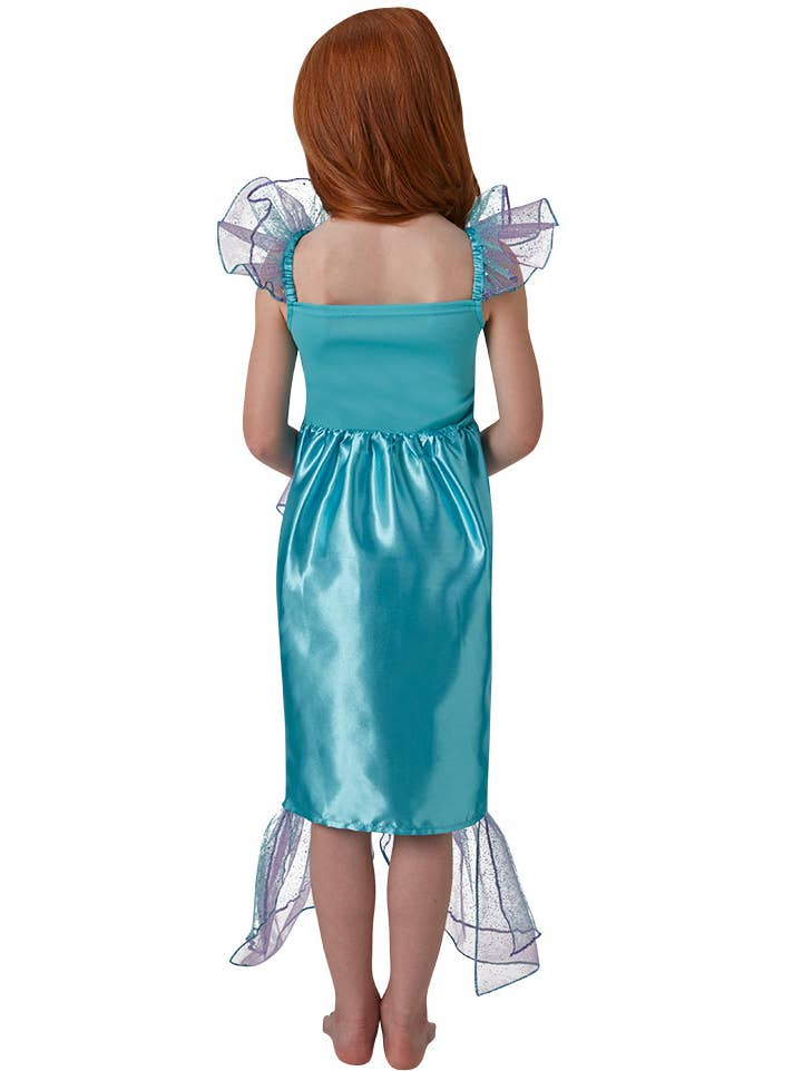 Disney Princess Little Mermaid Girls Fancy Dress Costume - Back Image