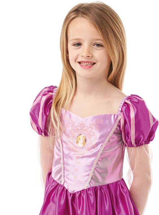 Fairytale Disney Princess Rapunzel Girls Book Week Costume Close Image