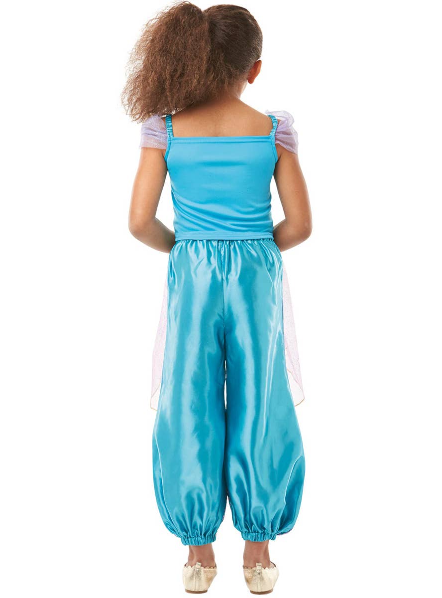 Fairytale Disney Princess Jasmine Girls Fancy Dress Costume Back Image