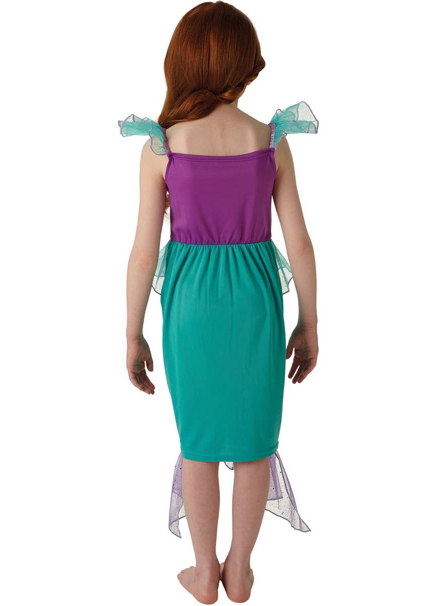 Ariel The Little Mermaid Girls Disney Book Week Costume - Back Image