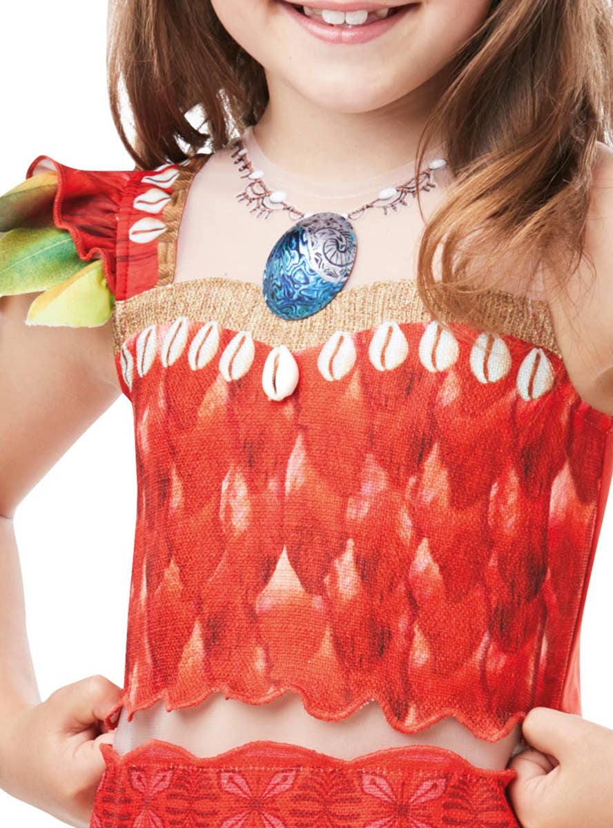 Rubies Officially Licensed Girls Disney Moana Epilogue Dress Up Costume - Close Image