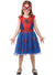 Girls Red and Blue Tutu Spidergirl Costume - Front Image