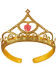 Gold Glitter Belle Tiara Costume Accessory