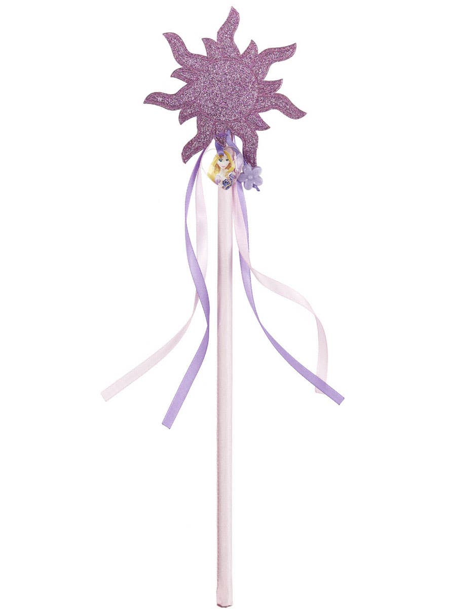 Rapunzel Purple Glitter Wand and Tiara Accessory Set for Girls - Wand Image