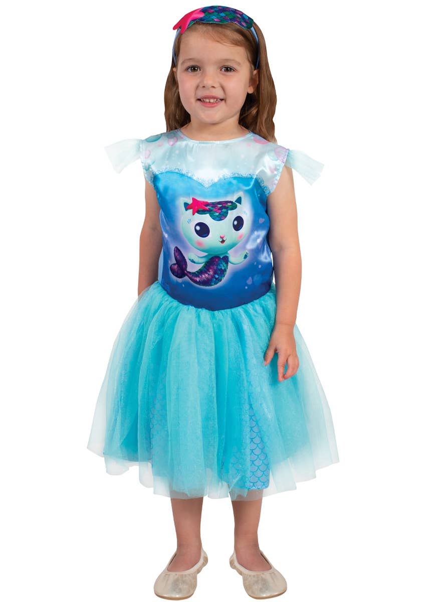 Blue Gabbys Dollhouse Girl's Mercat Tutu Costume Dress