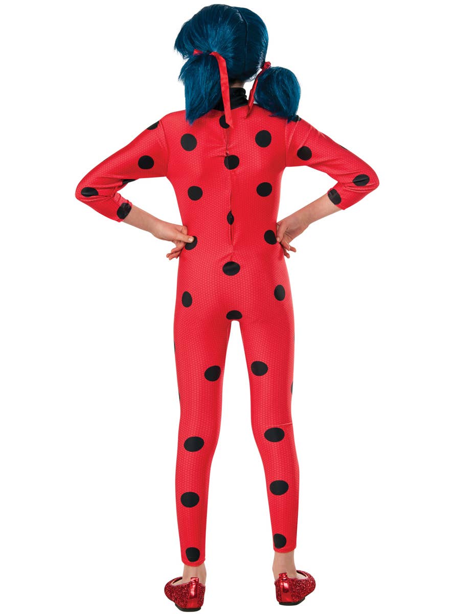 Girls Miraculous Ladybug Costume - Back Image