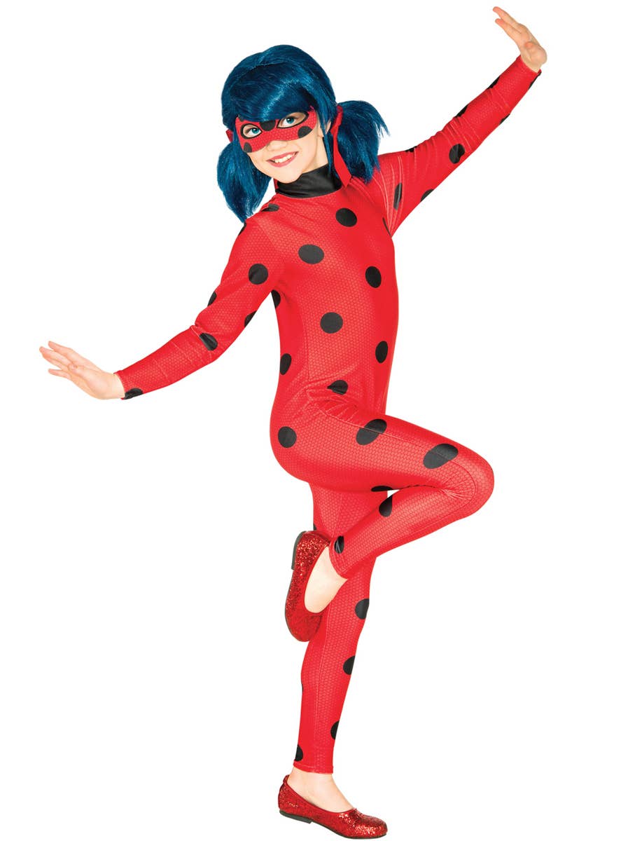 Girls Miraculous Ladybug Costume - Front Image