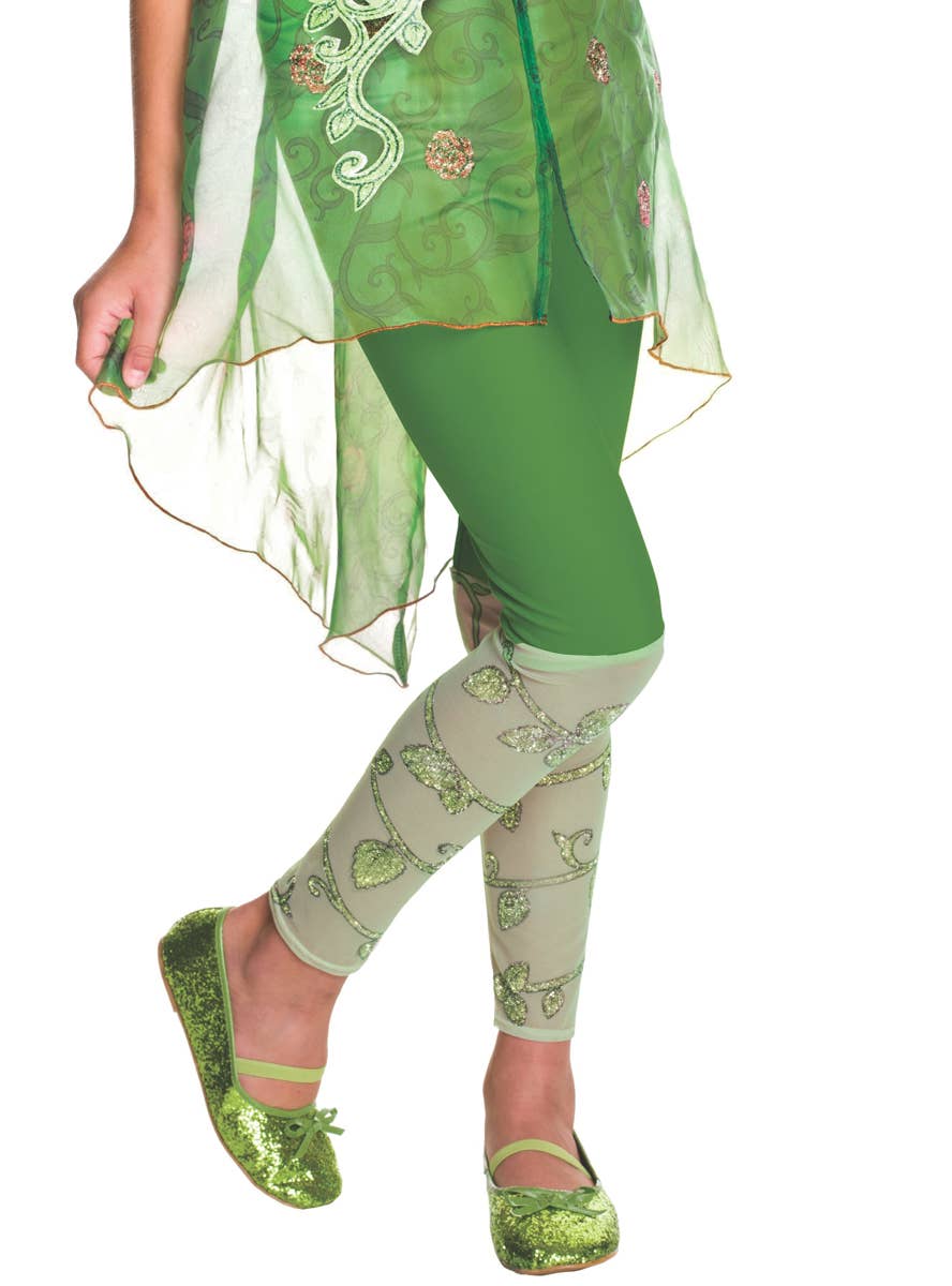 Girls DC Super Hero Officially Licensed Posion Ivy Book Week Costume - Close Image 2