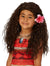 Disney Princess Moana Girls Long Brown Wavy Costume Wig