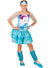 Girls Ruffle Blue Satin Disney Elsa Tutu Skirt Main Image