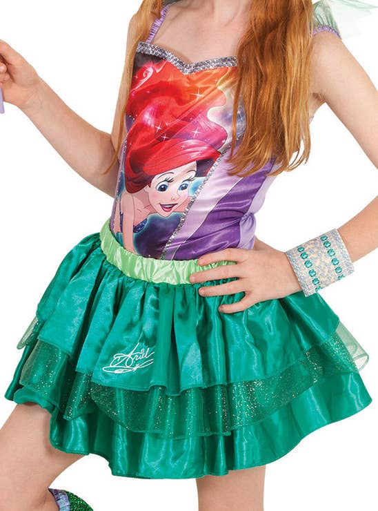 The Little Mermaid Girls Disney Ariel Tutu Skirt Close Image