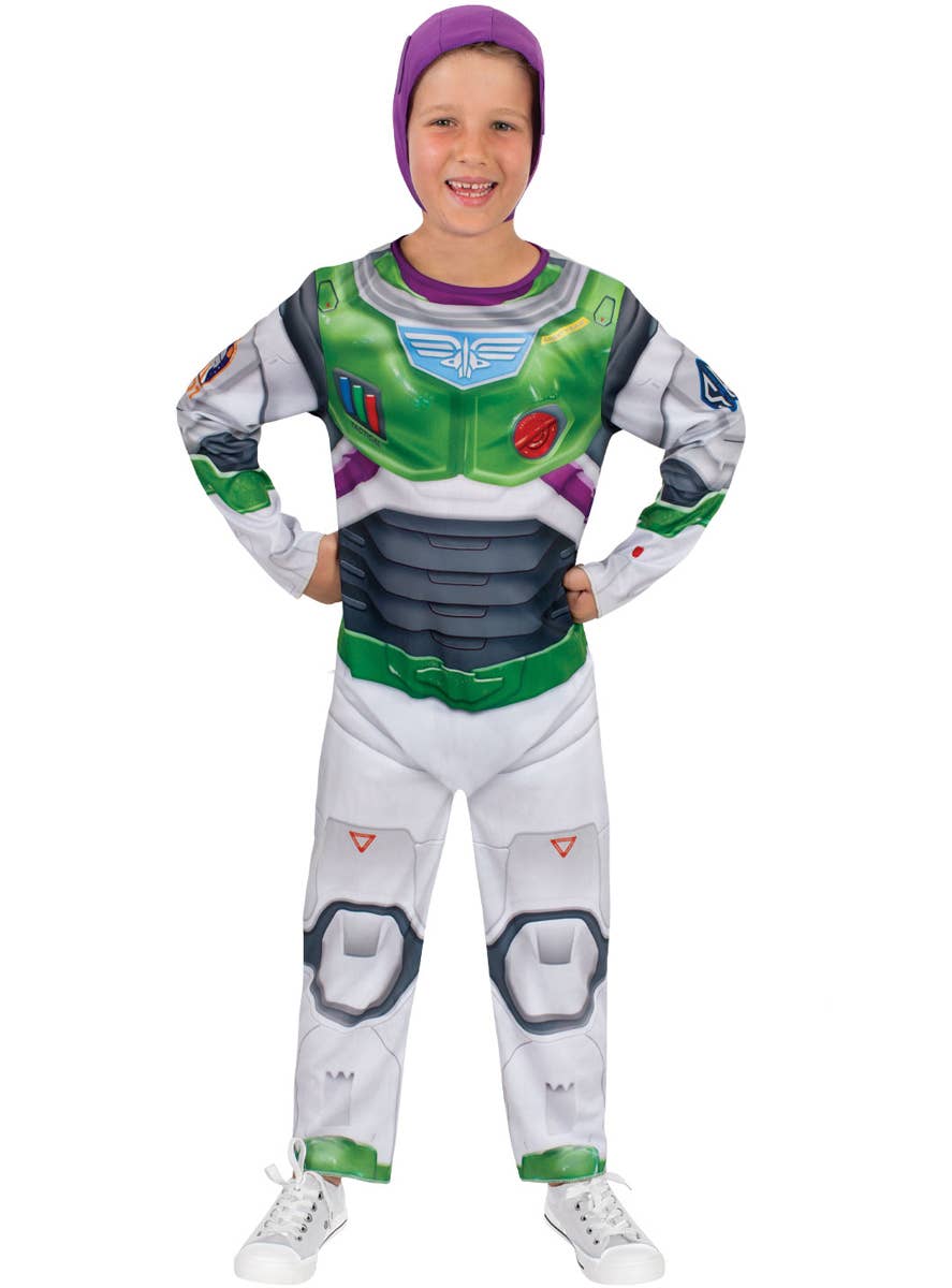Image of Classic Buzz Lightyear Movie Boys Dress Up Costume - Front Image