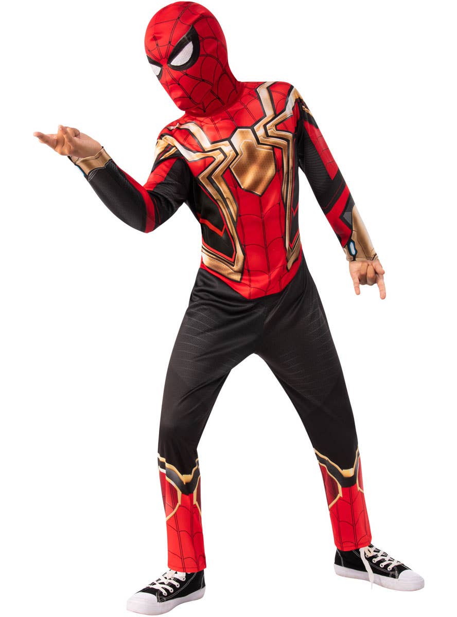 Boys Deluxe Spiderman Dress Up Costume - Main Image