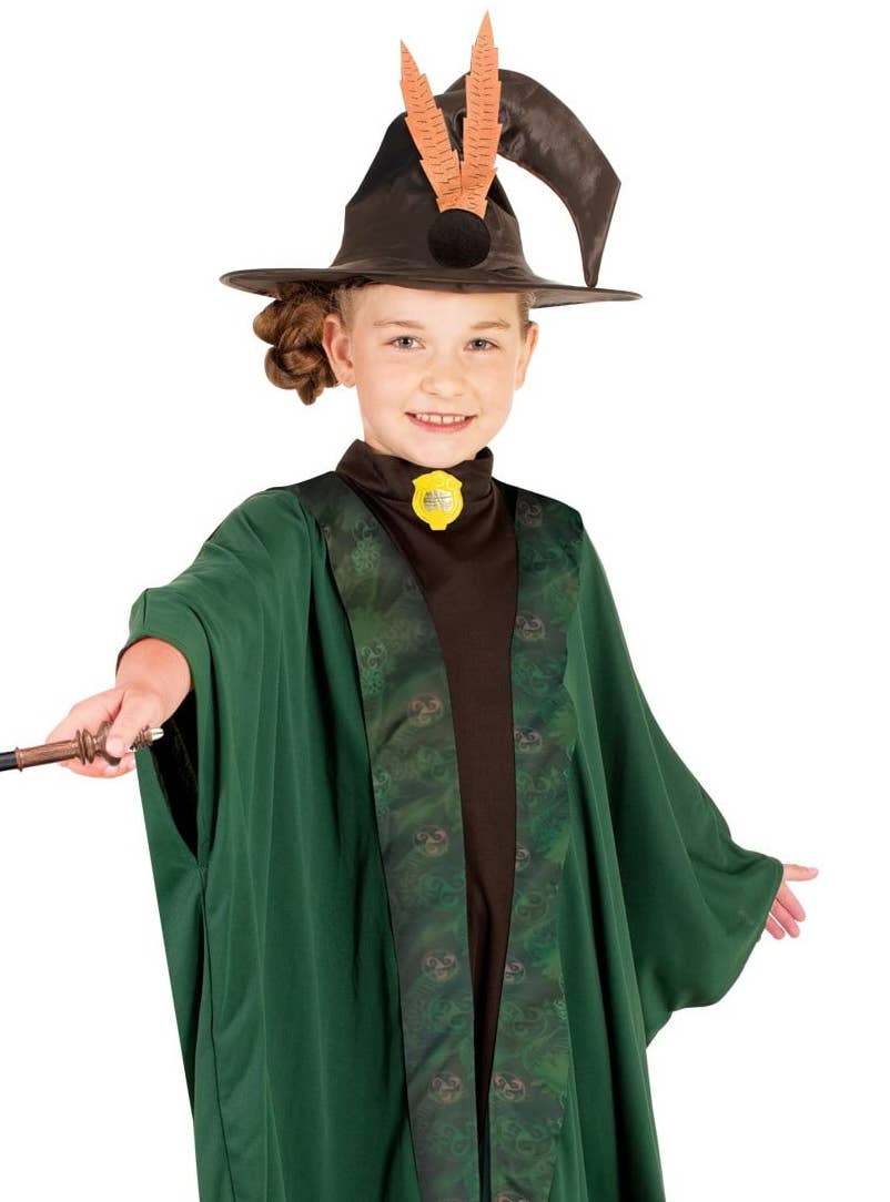 Girls Professor Mcgonagall Costume - Close Up Image