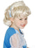 Short Blonde Cinderella Updo Costume Wig for Girls