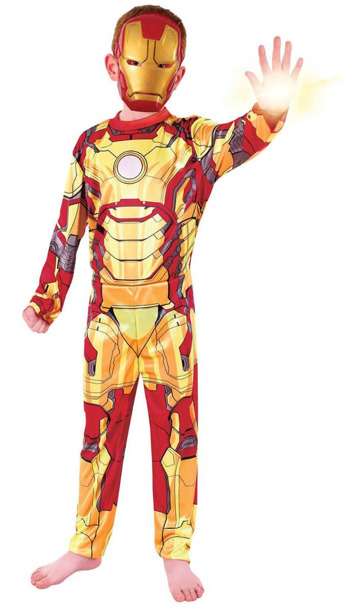 Iron Man 3 Boys Marvel Comics Superhero Avengers Budget Book Week Costume Main Image
