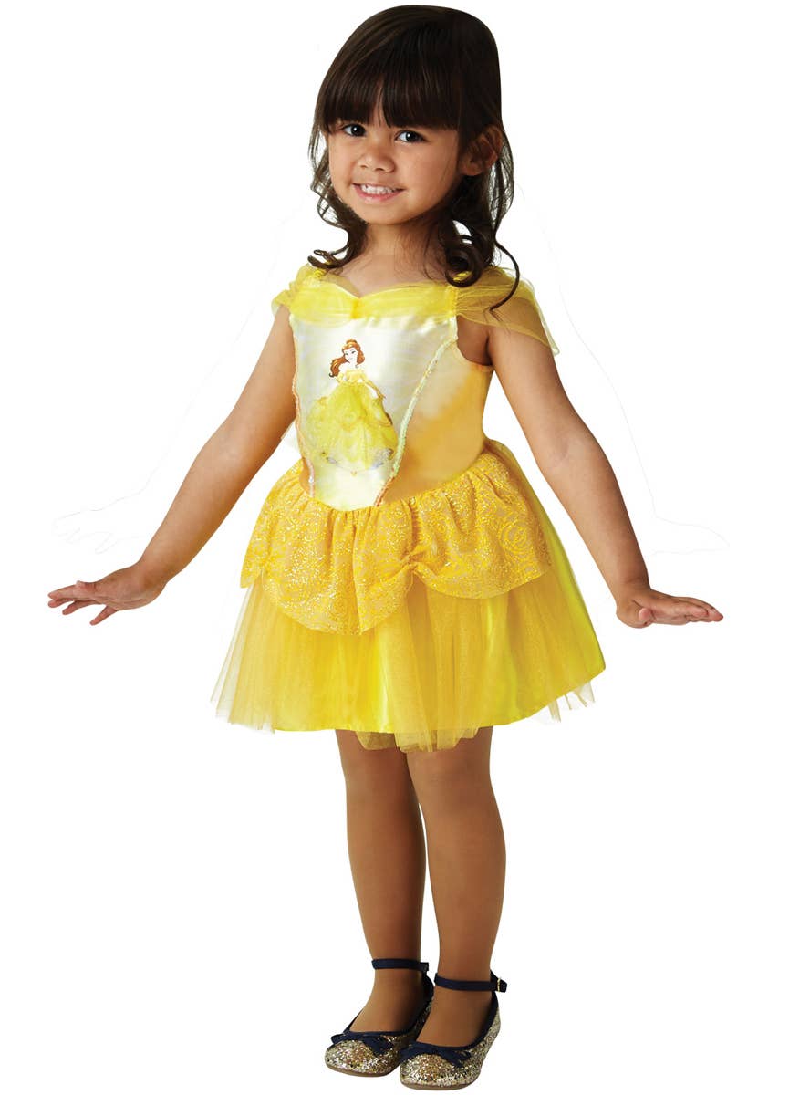 Belle Ballerina Toddler Costume - Front Image