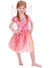 Pink Satin Girl's Disney Fairies Rosetta Costume with Fairy Wings
