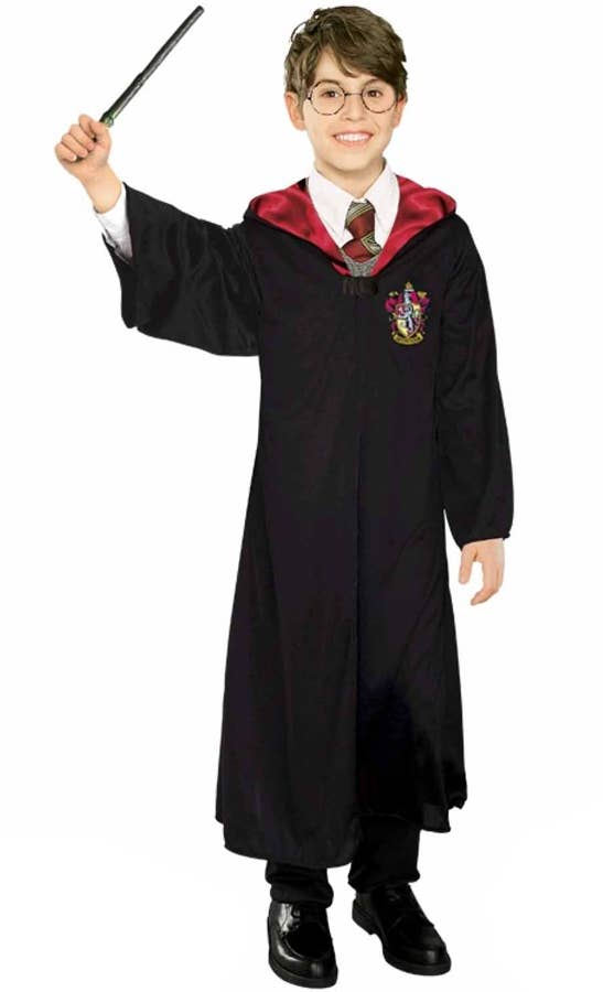 Kids Classic Harry Potter Costume Robe with Included Wand