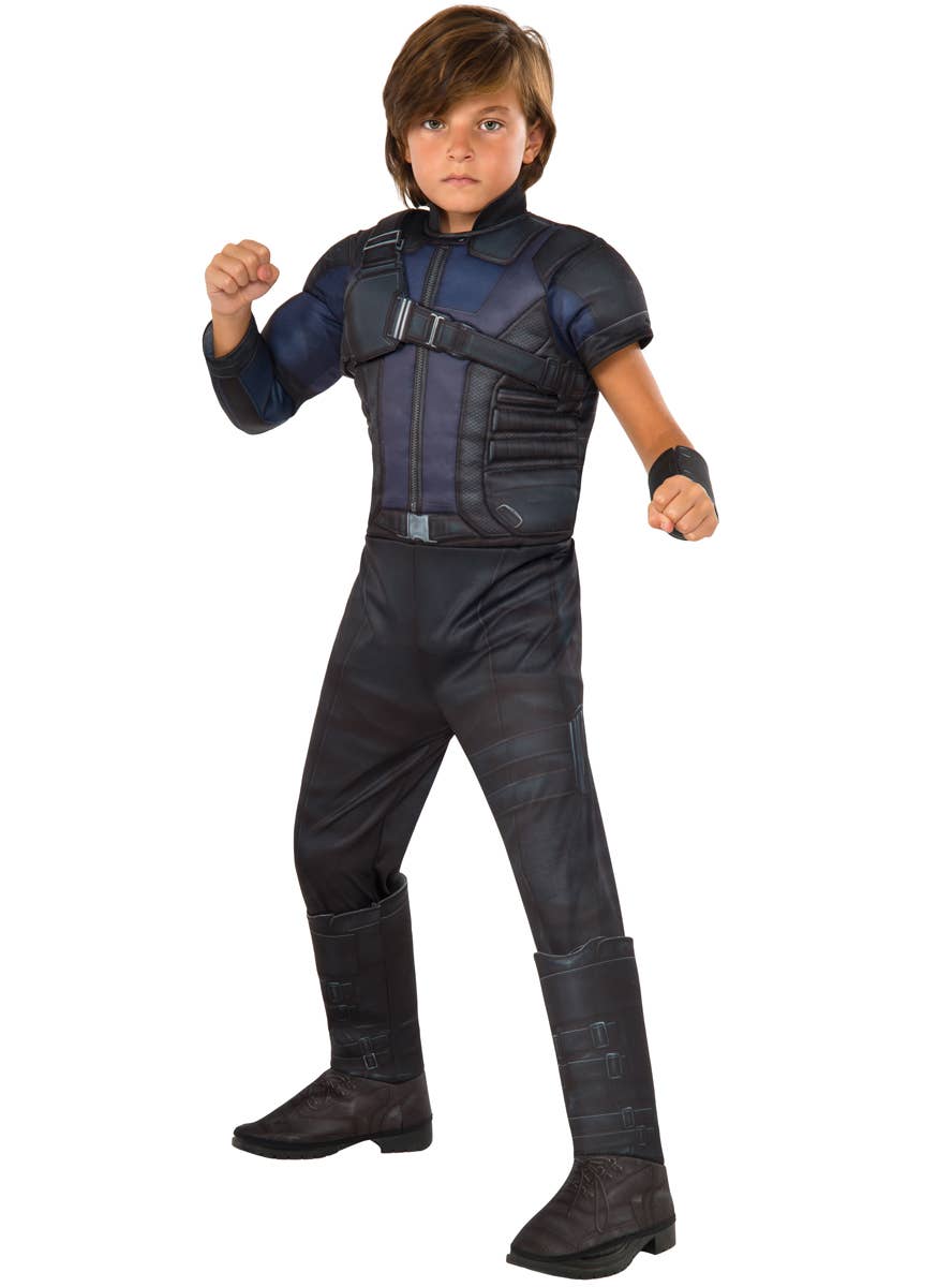Avengers Civil War Hawkeye Boy's Superhero Costume