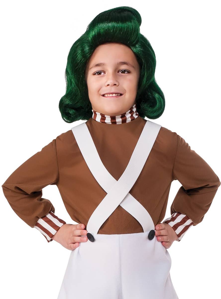 Oompa Loompa Boys Willy Wonka and the Chocolate Factory Costume - Close Image