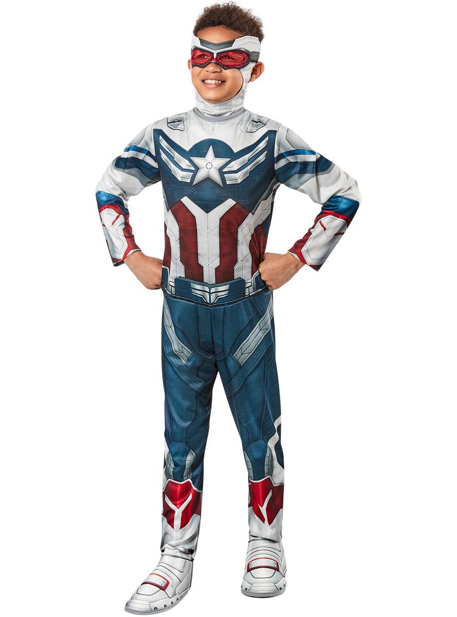 Boys Classic Sam Wilson Captain America Costume