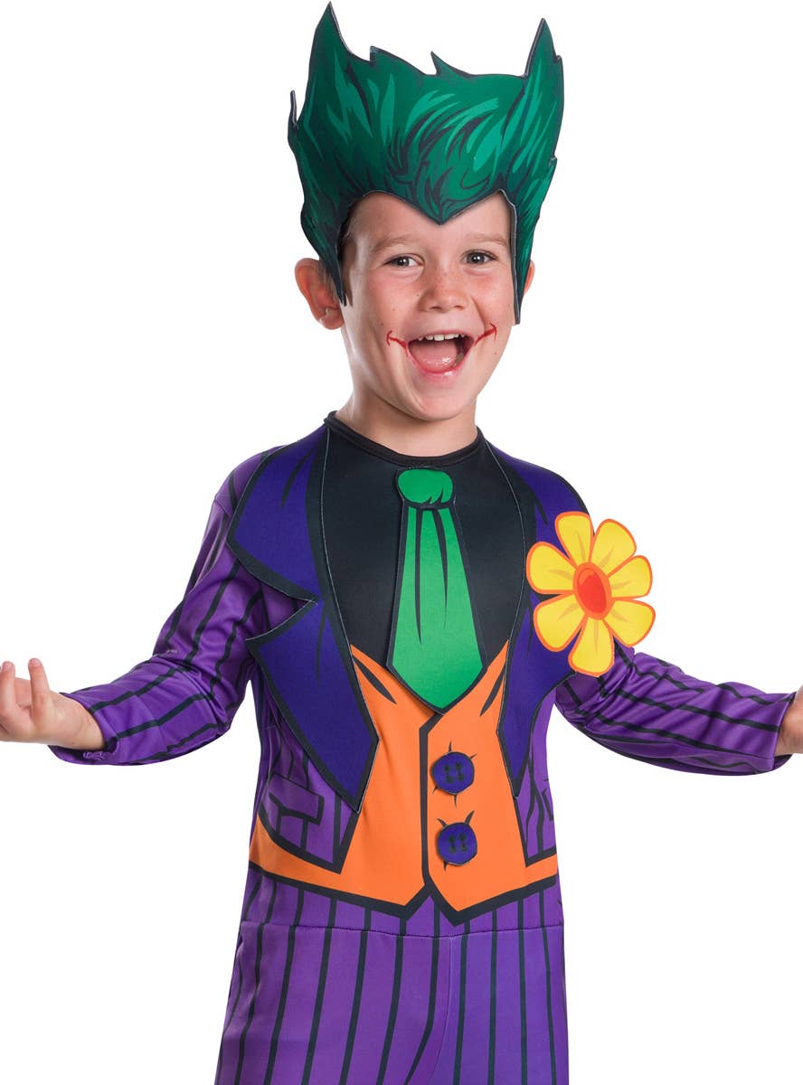 Boy's DC Comics The Joker Fancy Dress Costume Zoom Image