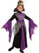Purple and Black Girls Vampire Costume - Main Image