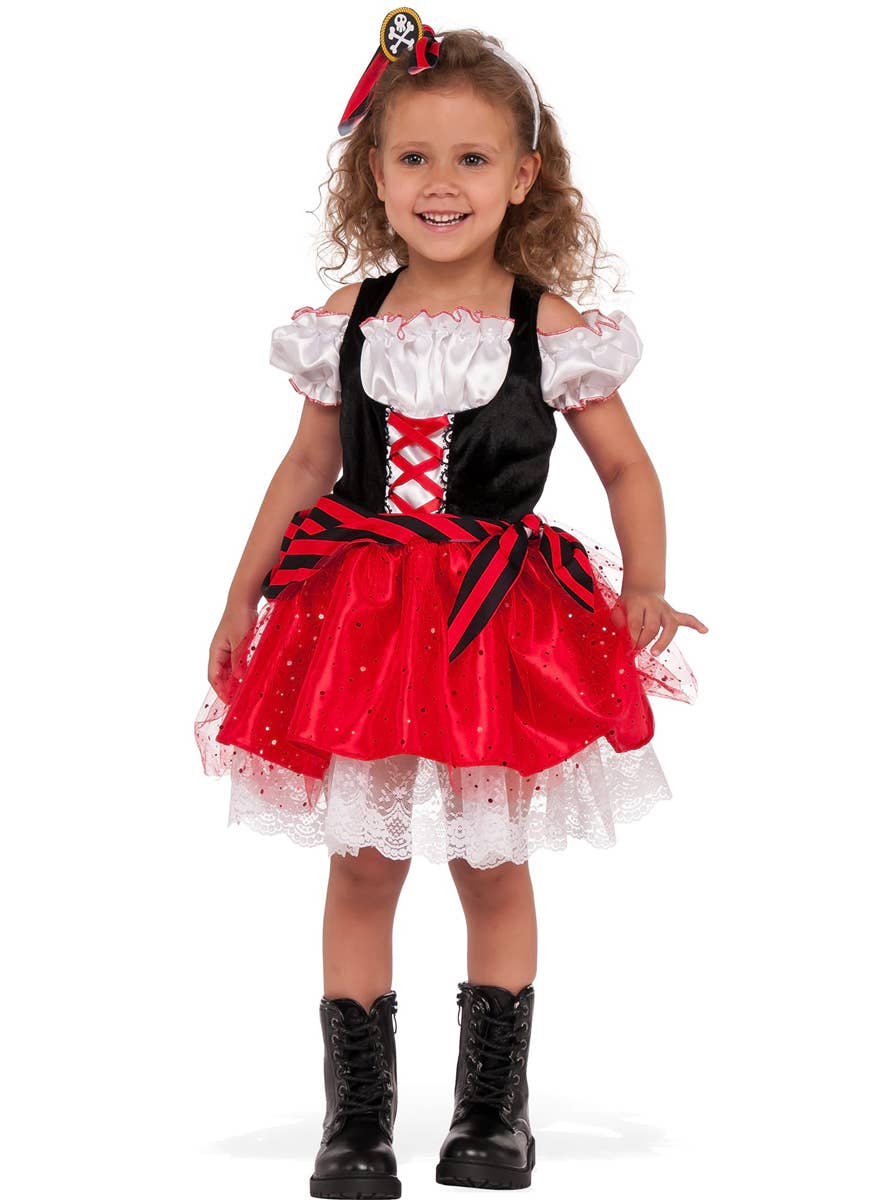 Infant and Toddler Girl's Pirate Dress Up Costume - Main Image