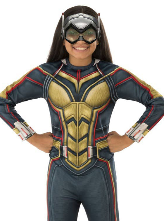 Super Hero Girls The Wasp Marvel Ant-Man Superhero Costume - Close Up Image